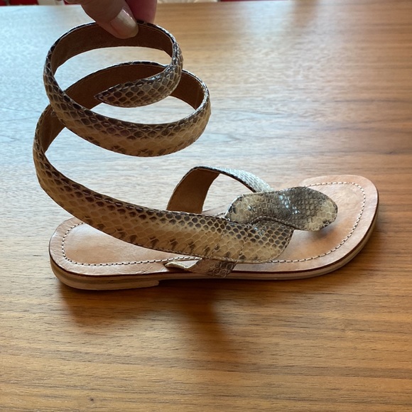 Real python skin sandals - Picture 3 of 7